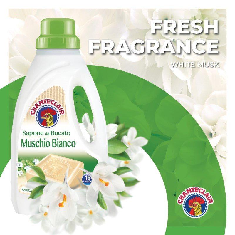 White Musk Scent Liquid Laundry Detergent (38.9 fl oz | 1150 ml)