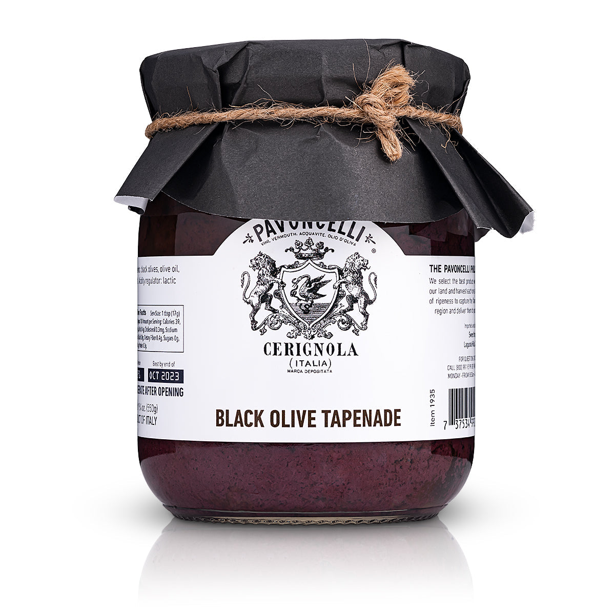 Tapenade d'olives noires