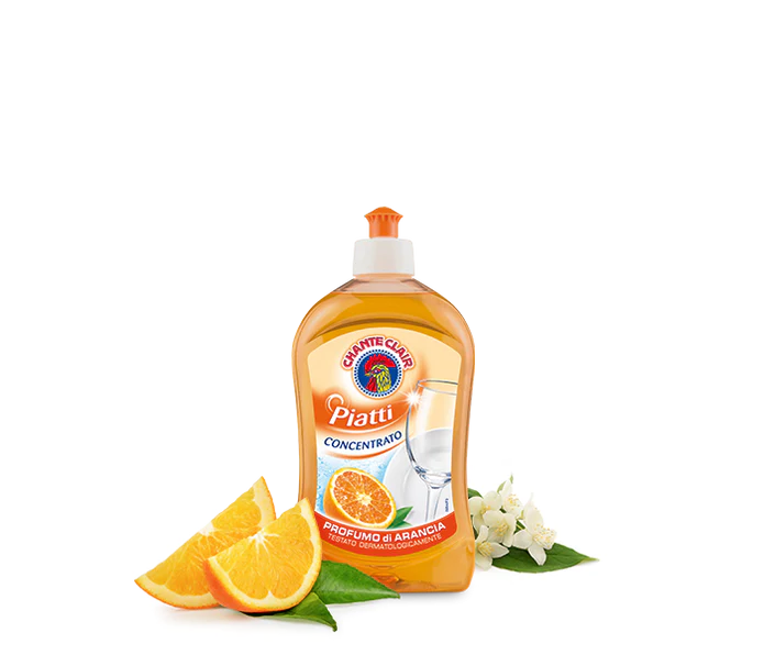 Orange Scent Concentrated Liquid Dish Soap
