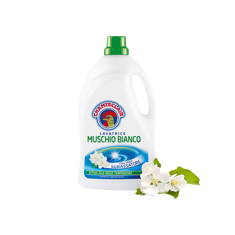 Détergent à lessive liquide parfum musc blanc (38,9 fl oz | 1150 ml)