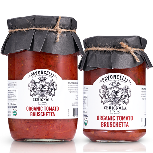 Base de Bruschetta de tomate orgánico