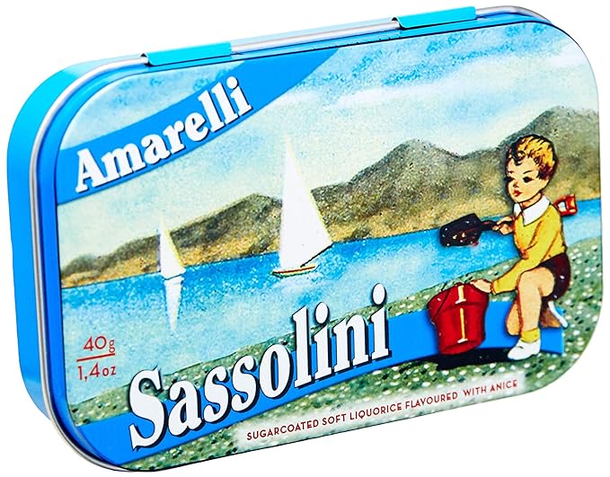 Amarelli Sassolini  (12 x 40 g Tins)