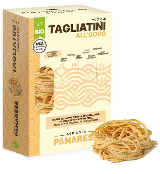 Tagliatini toscans biologiques de qualité supérieure All'Uovo