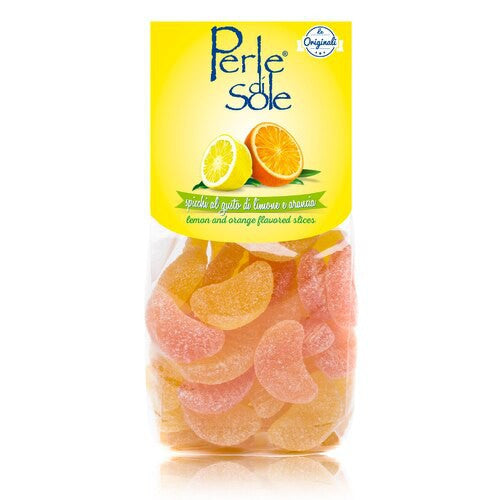 Lemon & Orange Wedge-shaped Gummies