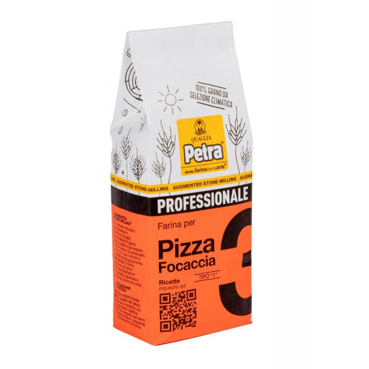 Petra 3 Stone-Milled Professional Flour From 100% Certified Italian Wheat - Pizza And Focaccia
